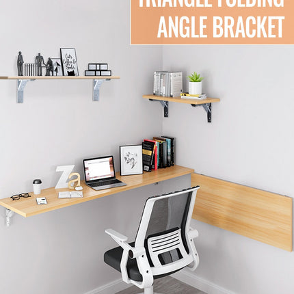 Wall-Mounted Foldable Shelf Organizer Bracket