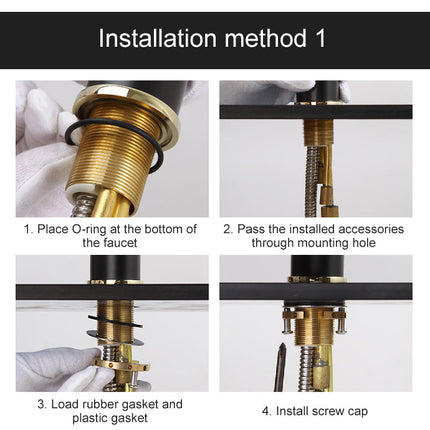 Elegant Temperature Display Smart Faucet