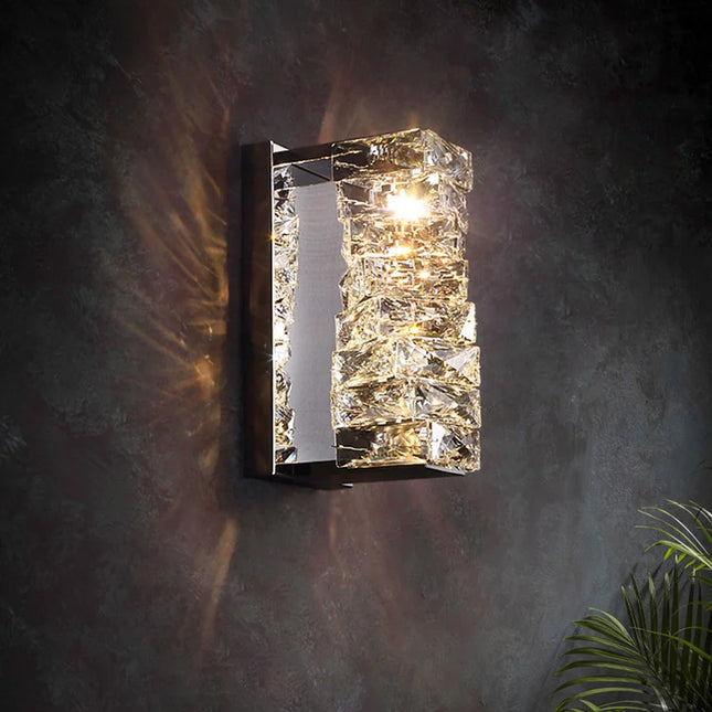 Icefall Crystal American Wall Lamp