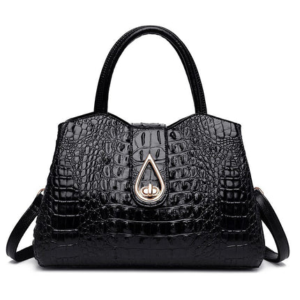 Elegant Crocodile Leather Fashion Handbag for Women