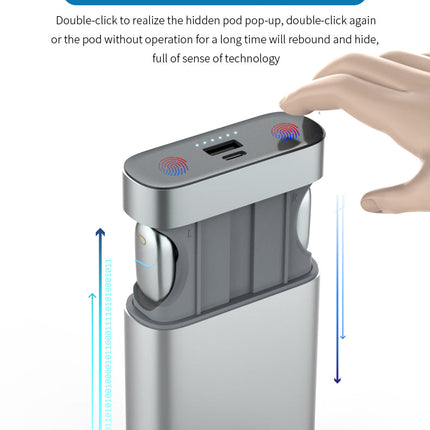 Wireless Touch Control Power Bank Earphone