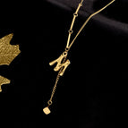 M gold color