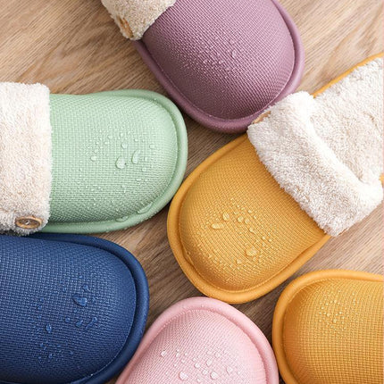 Lightweight Washable Comfy Plush Slippers