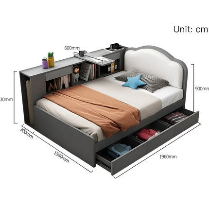 Dream House Loft Desk Storage Multifunctional Bed