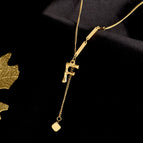 F gold color