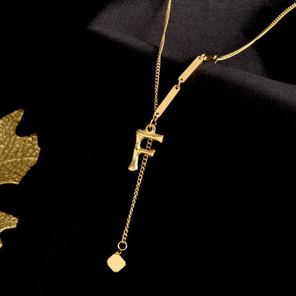 Charming Initials Letter Necklace