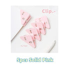 5pcs Solid Pink
