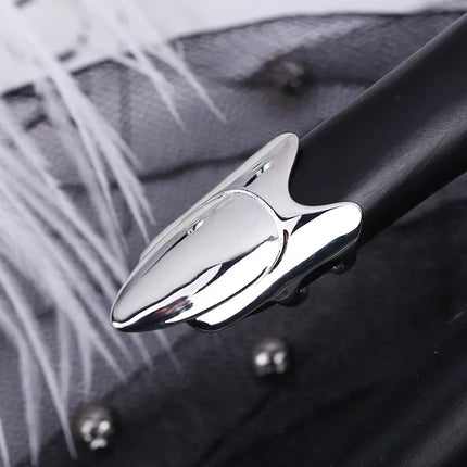 Elegant Fingertip Chic Gothic Slim Metal Nail Rings