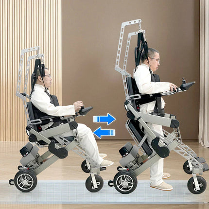 Automatic Standing Assist Walking Rehabilitation Trainer Wheelchair