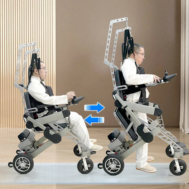 Automatic Standing Assist Walking Rehabilitation Trainer Wheelchair