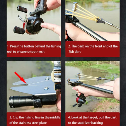 Long-Range Telescopic Fishing Laser Slingshot