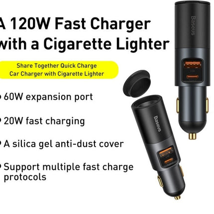Multi-Port Smart Chip Car Fast Charger
