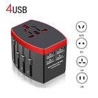 4 usb Red
