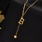 B gold color