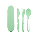 3Pcs Green and Case