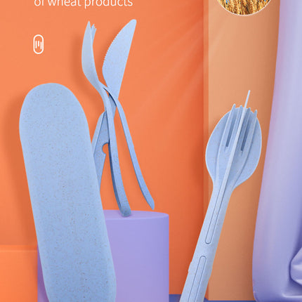 Portable All-in-one Travel Cutlery Set