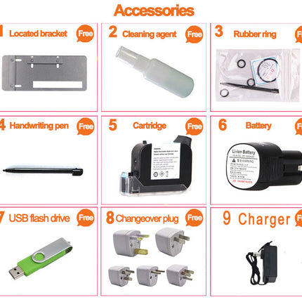 Mini Handheld Automatic Wireless Printer