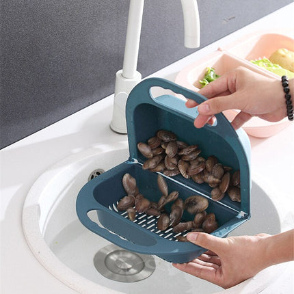 Collapsible Fruit Vegetable Drain Basket