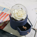 White Round Box