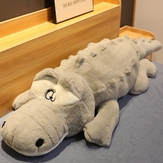 Jumbo Crocodile Stuffed Animal Pillow
