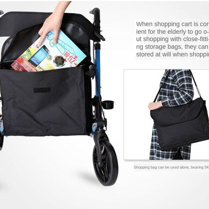 Senior Sitter Height Adjustable Foldable Walker