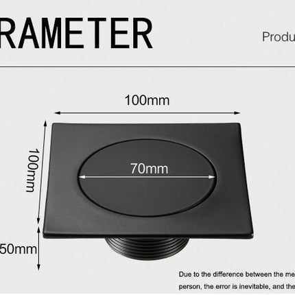 Metal Anti-Odor Pop Up Shower Drain