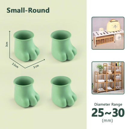 4Pcs Non-Slip Cat Paw Furniture Leg Cover