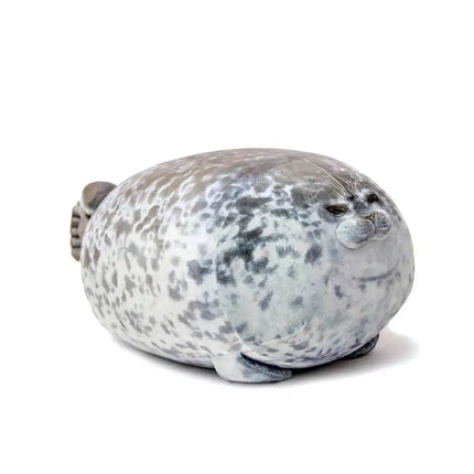 Chubby Seal Round Plush Pillow