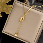 P gold color