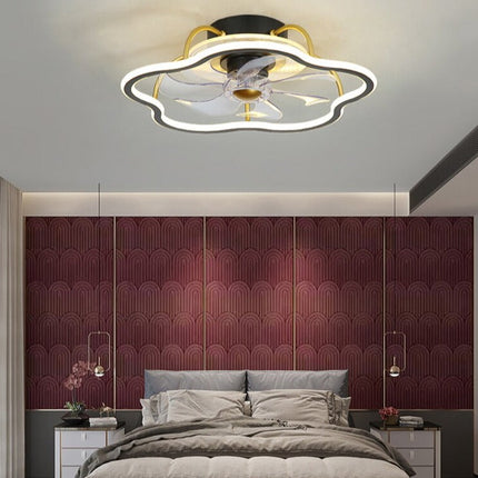 Elegant Modern LED Ceiling Fan Lamp