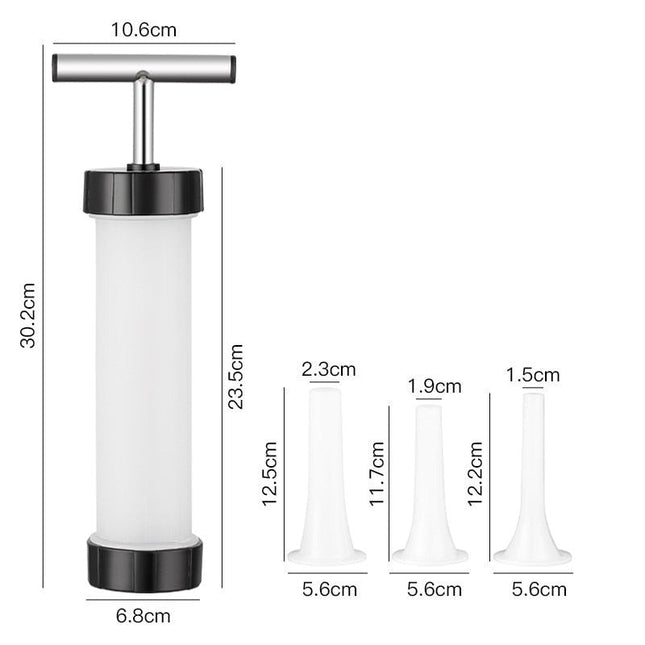 Homemade Sausage Meat Maker Syringe Tool