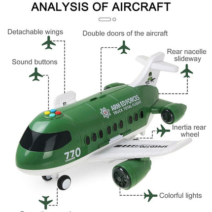 Kids Airplane Flying Wonders Music Toy Set