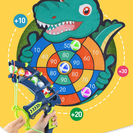 Dinosaur Sticky Ball Bow Dartboard Game