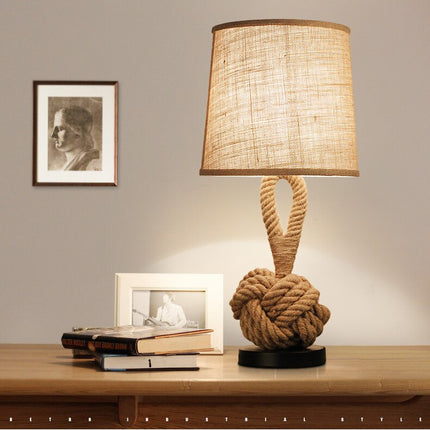 American Retro Rope Table Lamp