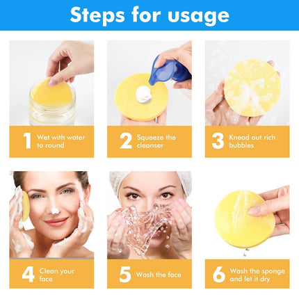 50Pcs Water-Activated Face Cleansing Makeup Remover