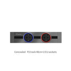 110-250V|Gold|EU|Blue LED Light / P2 track 40cm 2Plug