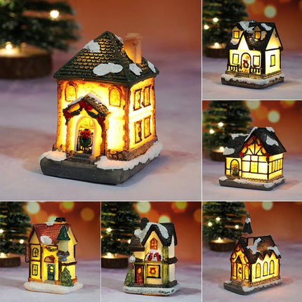 Winter Dreams LED Christmas House Figurines