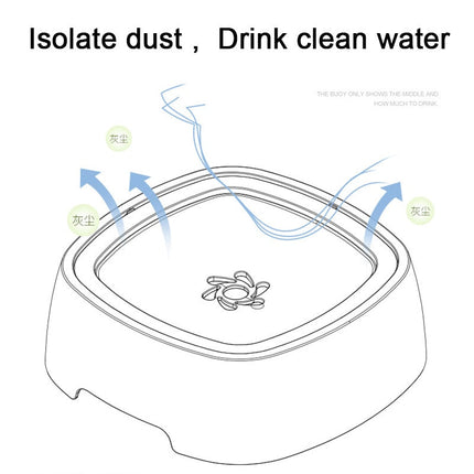 No-Spill Pet Water Dispenser Bowl