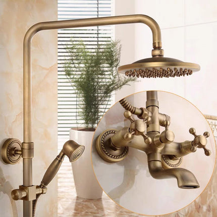 Golden Era Vintage Rainfall Bath Shower System