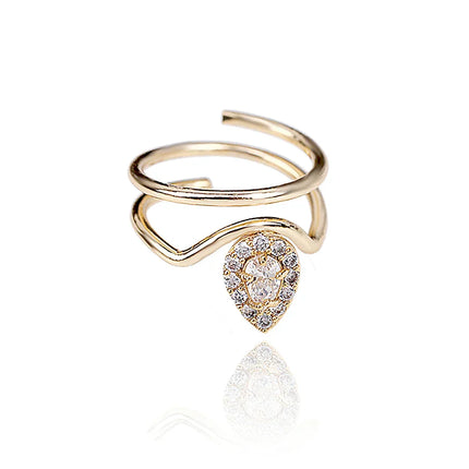 Elegant Fingertip Chic Gothic Slim Metal Nail Rings