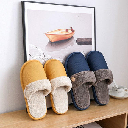 Lightweight Washable Comfy Plush Slippers