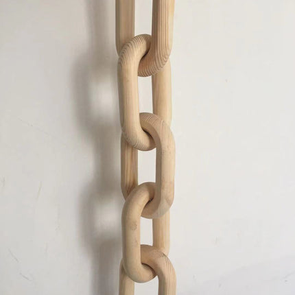 Modern Wooden Chain Link Decor