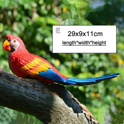Tropical Vibe Parrot Tree Decor