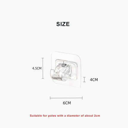 Self Adhesive Curtain Rod Holder