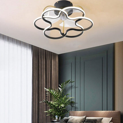 Elegant Modern LED Ceiling Fan Lamp