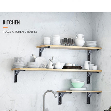 Wall-Mounted Foldable Shelf Organizer Bracket
