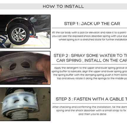 Car Comfort Shock Absorber Spring Bumper