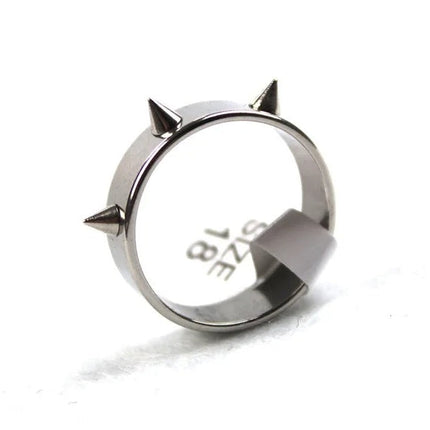 Gothic Style Armor Stainless Steel Self-Defense Ring
