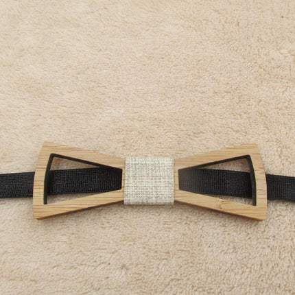Wooden Bow Tie Made Of Anchor Glasses