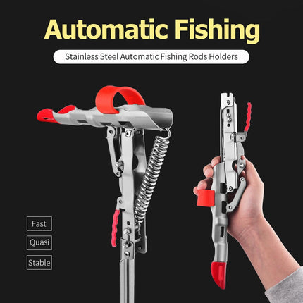 Stainless Steel Adjustable Sensitive Fishing Rod Holder